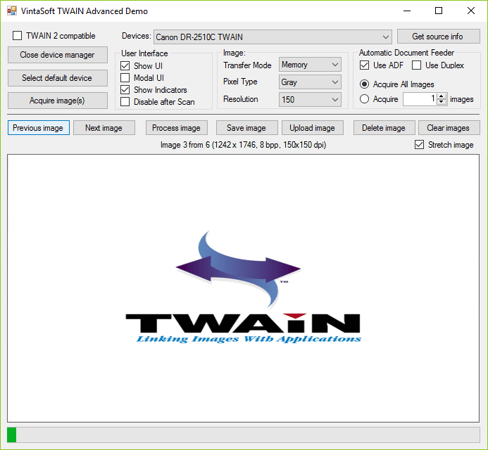 VintaSoft Twain .NET SDK